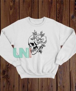 Perfect for You! Floral Skull Sweatshirt - uncommonlystore.com