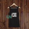 Black Guns Matter Letter Logo Tank Top