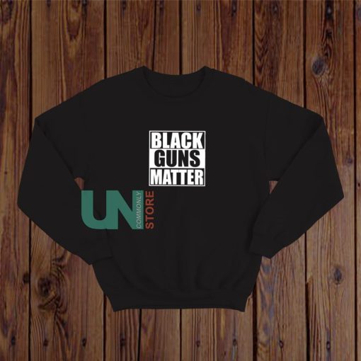 Black Guns Matter Logo Sweatshirt