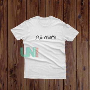Line Person Woman Man Camera TV T-Shirt