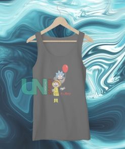 Rick And Morty With Clown Tank Top