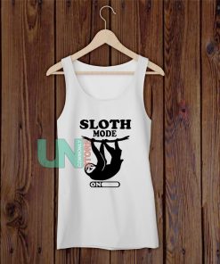 Sloth Mode Funny Animals Merch Tank Top - uncommonlystore.com