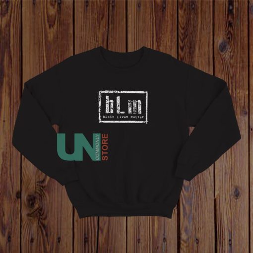 bLm Black Lives Matter NWO Parody Sweatshirt