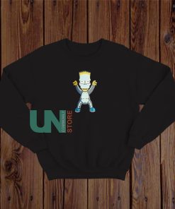 Fluorescent Bart Simpson Sweatshirt