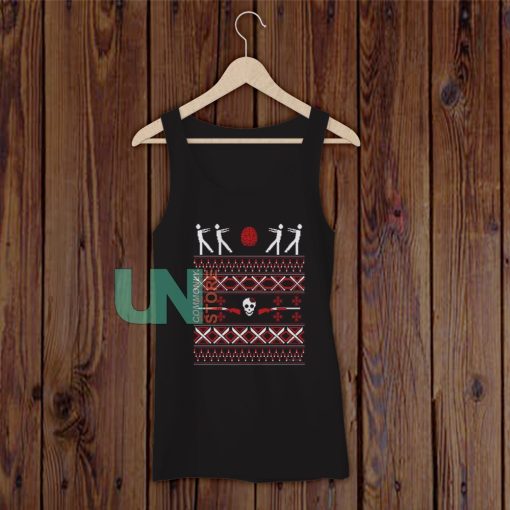 Zombie Ugly Christmas Tank Top