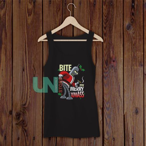 Bite My Mery Xmass Tank Top