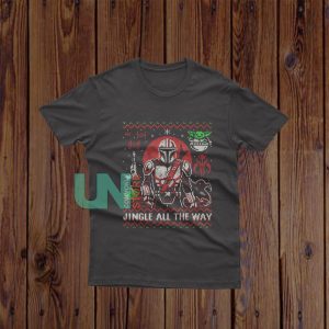 Jingle All The Way Mandalorian T-Shirt
