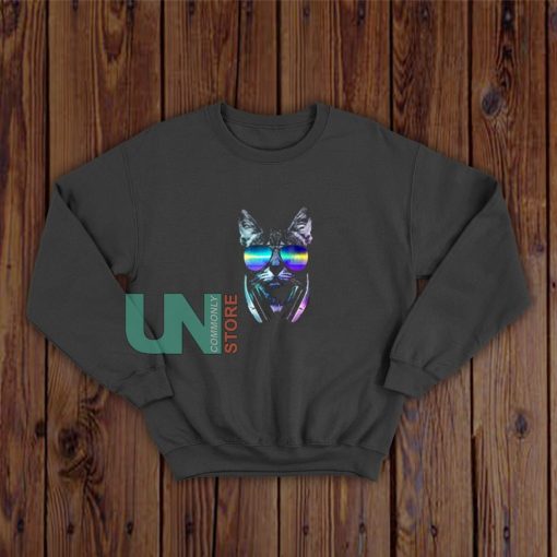 Music-Lover-Cat-Sweatshirt