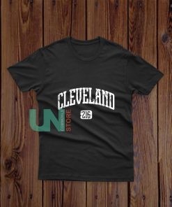 Cleveland-216-Black-T-Shirt