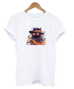 A Fancy Black Cat T-Shirt