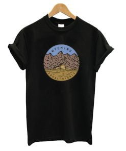 Wyoming State Moto T-Shirt
