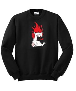 Angry Cat Sweatshirt